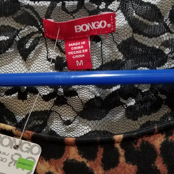 SOLD: Bongo leopard dress with lace - Picture 7 of 8